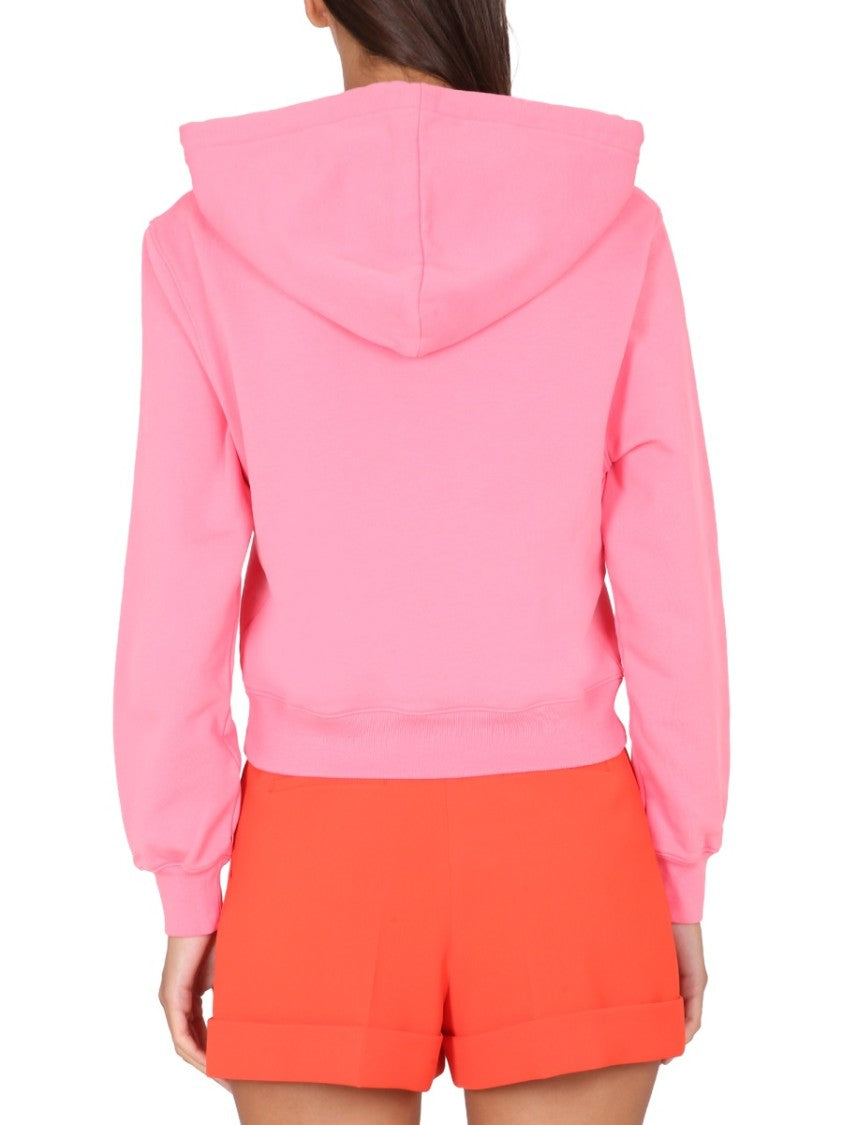 Moschino Logo Crochet Sweatshirt