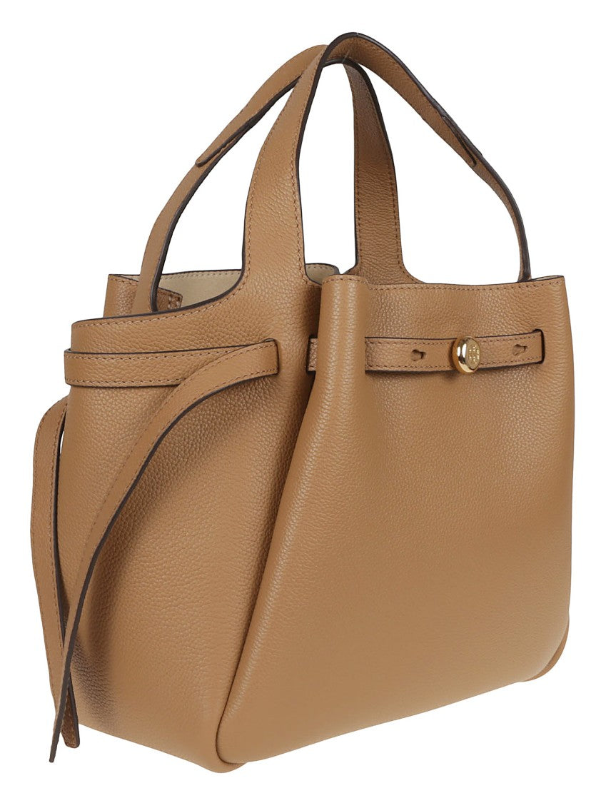 Tory Burch Textured Hammered Leather Shoulder Bag