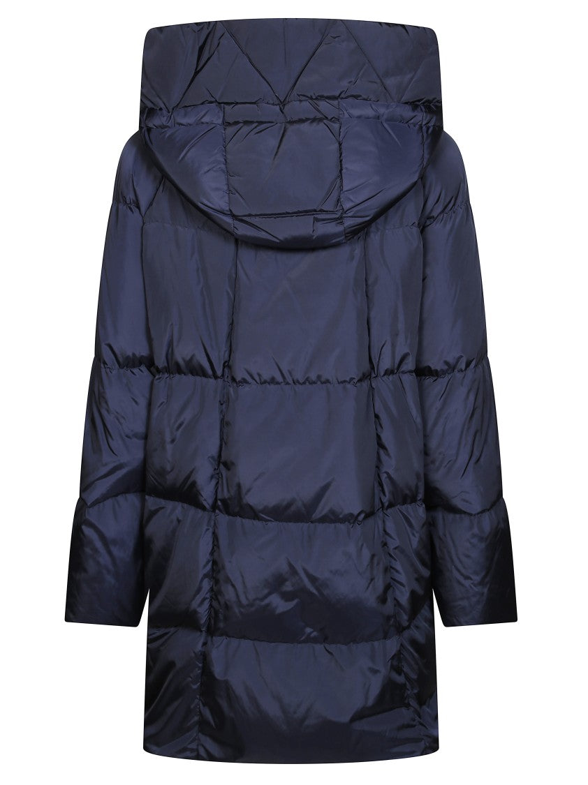 Max Mara Quilted Puffer Jacket With High Collar