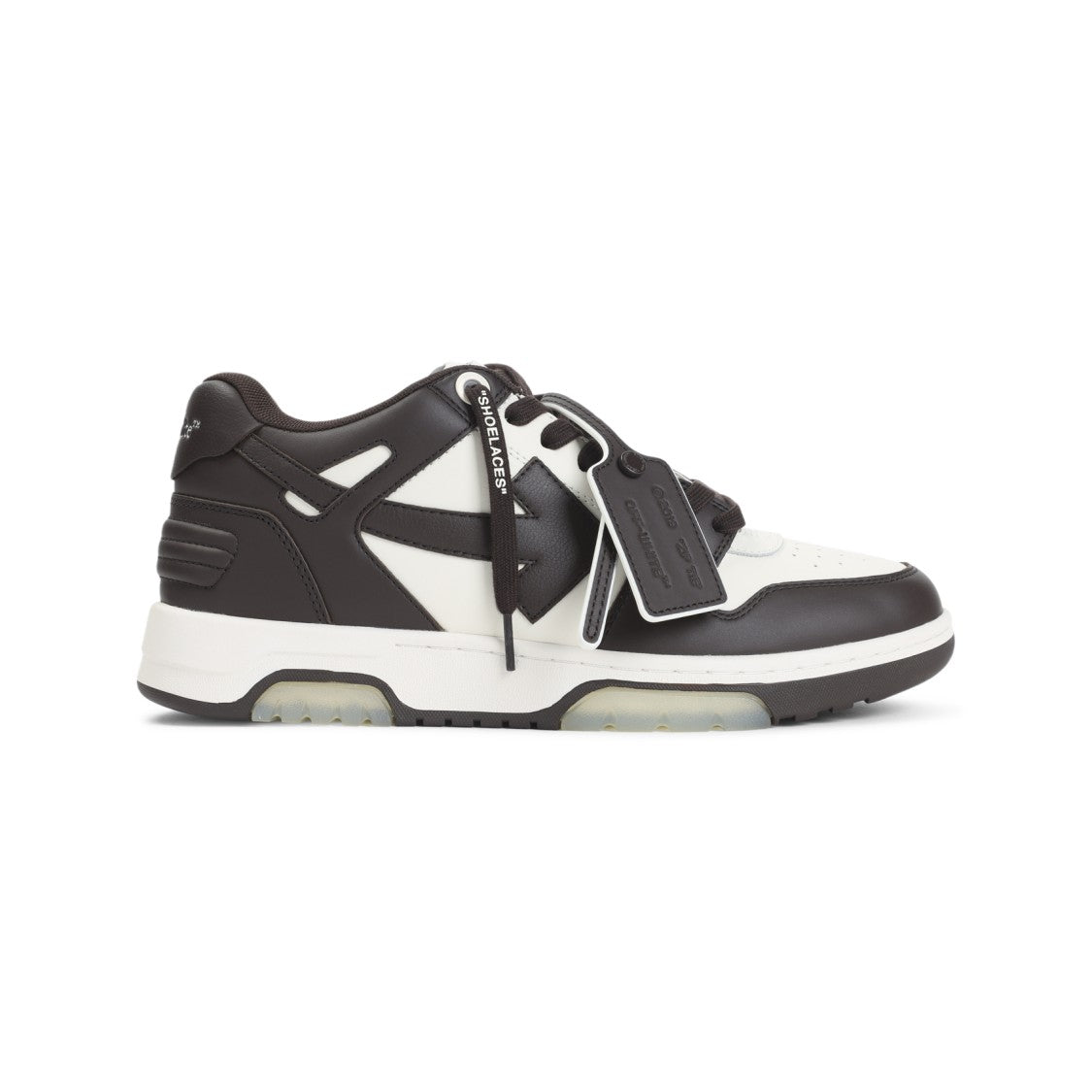Off-White Chocolate And White Out Of Office Sneakers