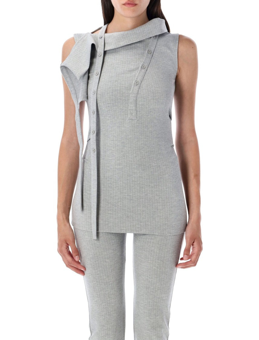 Ottolinger Pin Stripe Slevlees Top