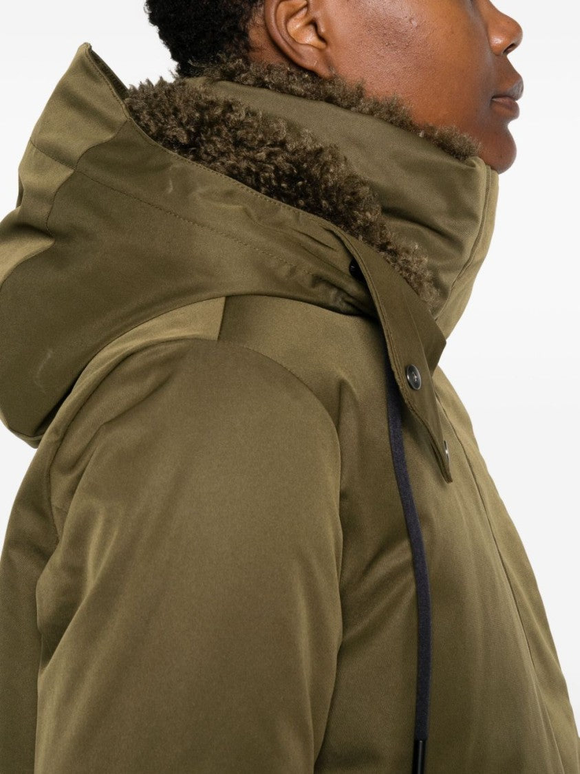 Save The Duck Eco-Friendly Green Jacket With Plush Lining