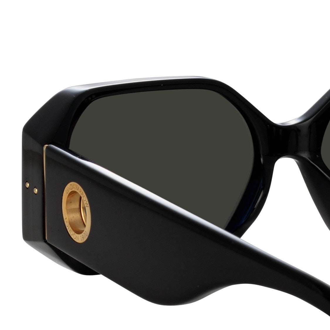Linda Farrow Bailey Angular Sunglasses In B