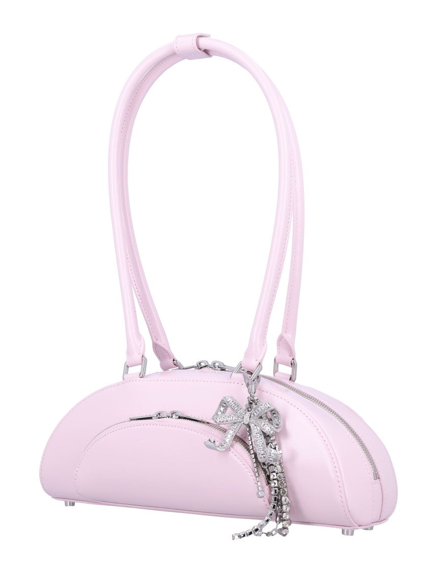Self-Portrait Curved Charm Shoulder Bag