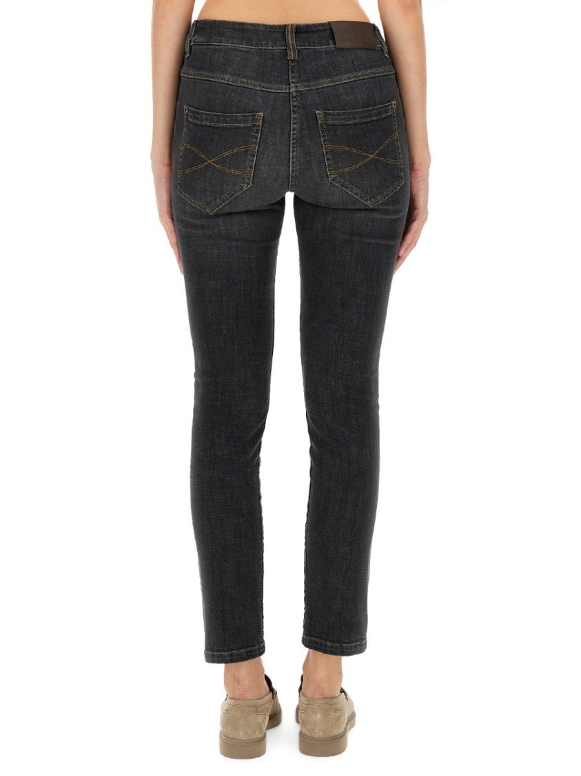 Brunello Cucinelli Slim Fit Denim Pants