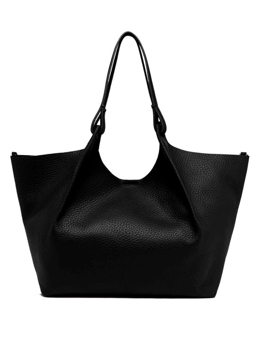 Gianni Chiarini Double Maxi Grain Leather Dua Shoulder Bag