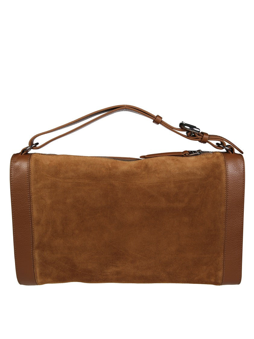 Coccinelle Rectangular Suede Shoulder Bag