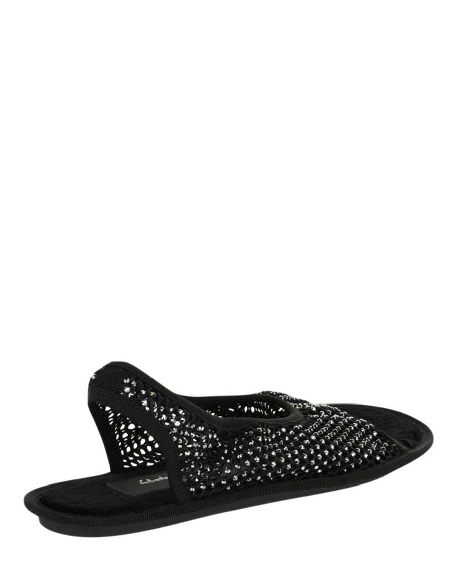 Ferragamo Anio Crystal Embellished Slingback Sandals