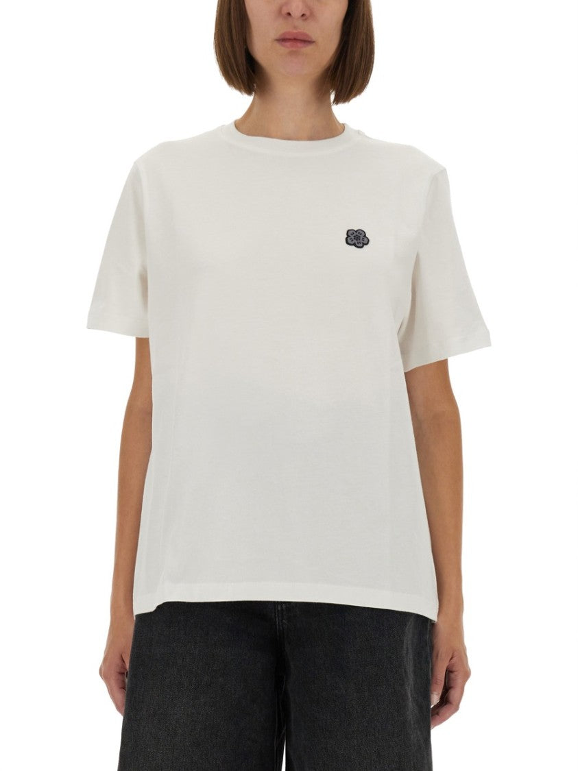 Kenzo T-Shirt With "Boke Flower" Embroidery