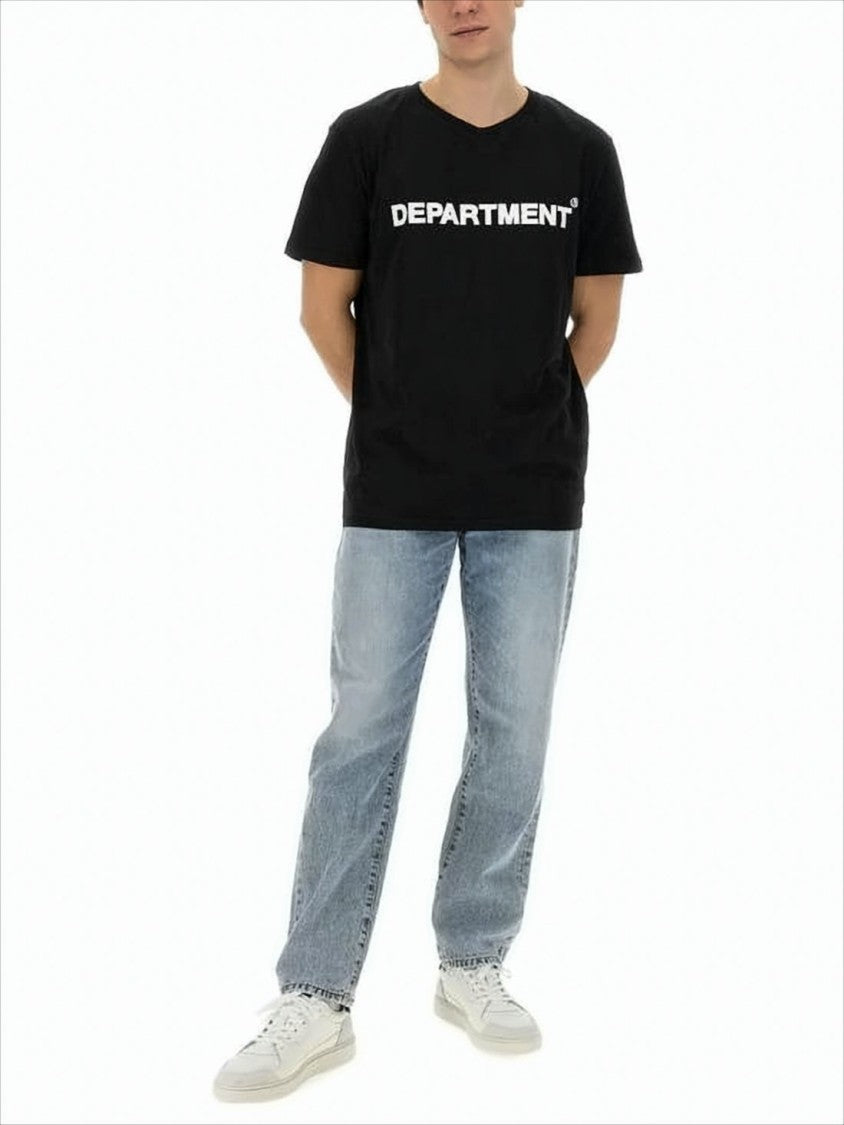 Department Five Light Blue Straight-Leg Denim Pants