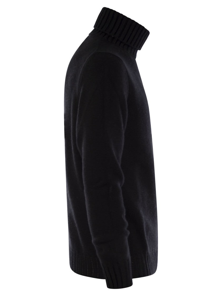 Fedeli Wool And Cashmere Turtleneck Jumper