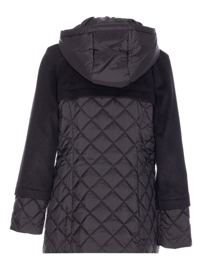 Liu Jo Quilted Short Coat With Hood