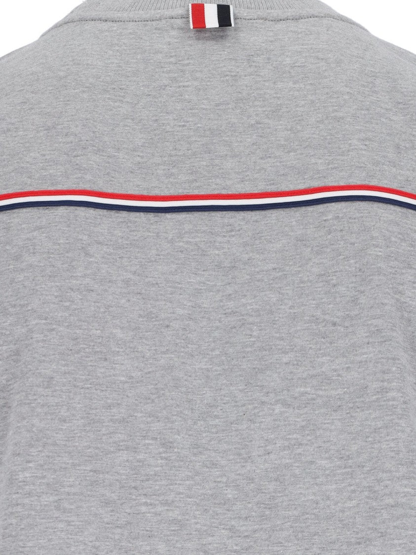 Thom Browne Logo T-Shirt – Grey