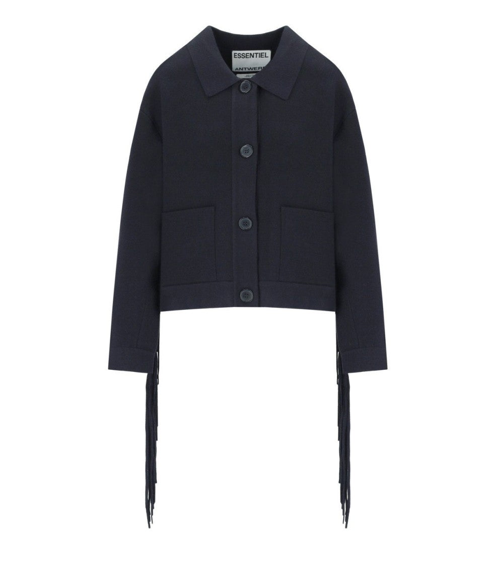 Essentiel Antwerp Istern Navy Blue Cardigan