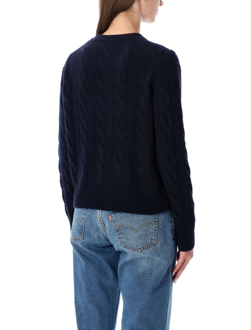 Polo Ralph Lauren Crop Knit Cable Sweater