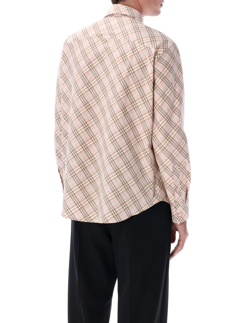 Burberry Long-Sleeve Plaid Button-Up Shirt