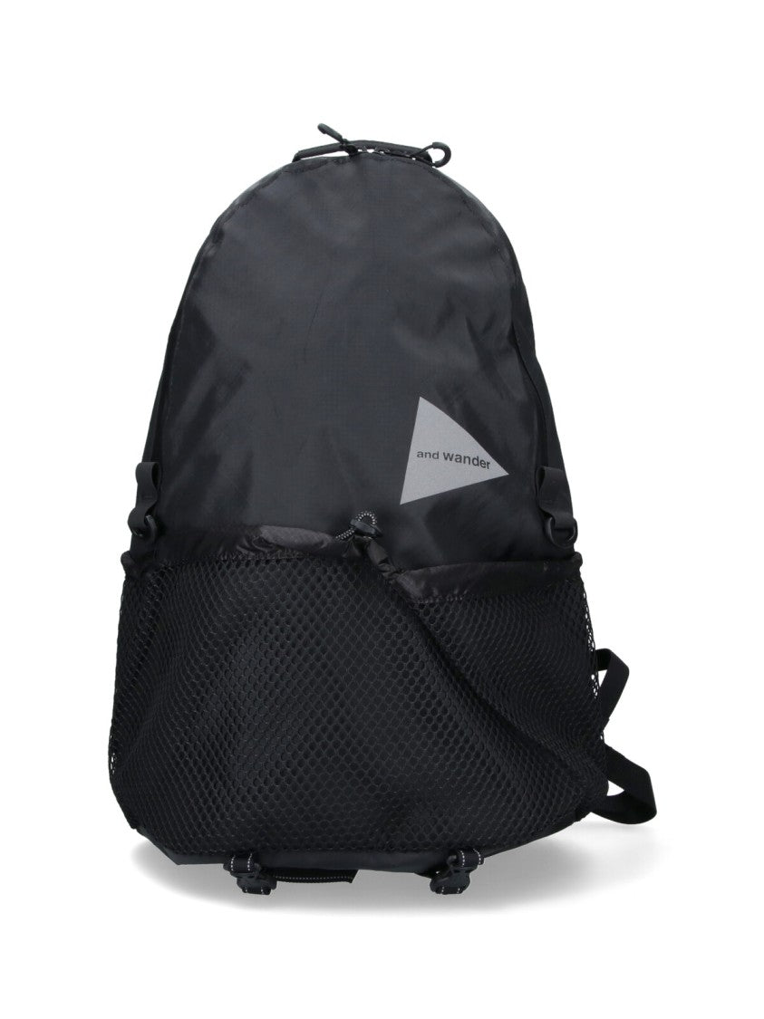 And Wander "Ecopak 20L" Backpack, In Black Fabric