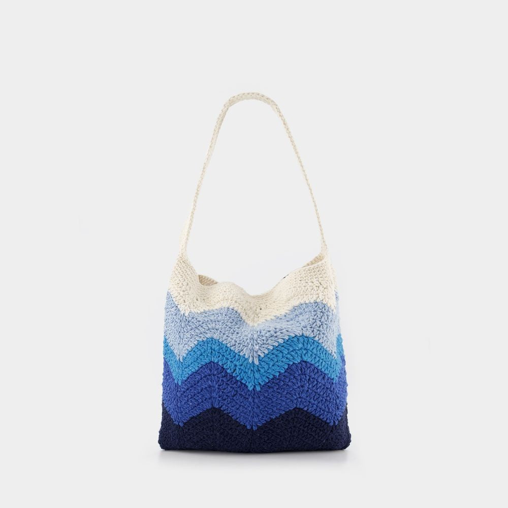 Nannacay Priya Hobo Bag  - Blue - Cotton