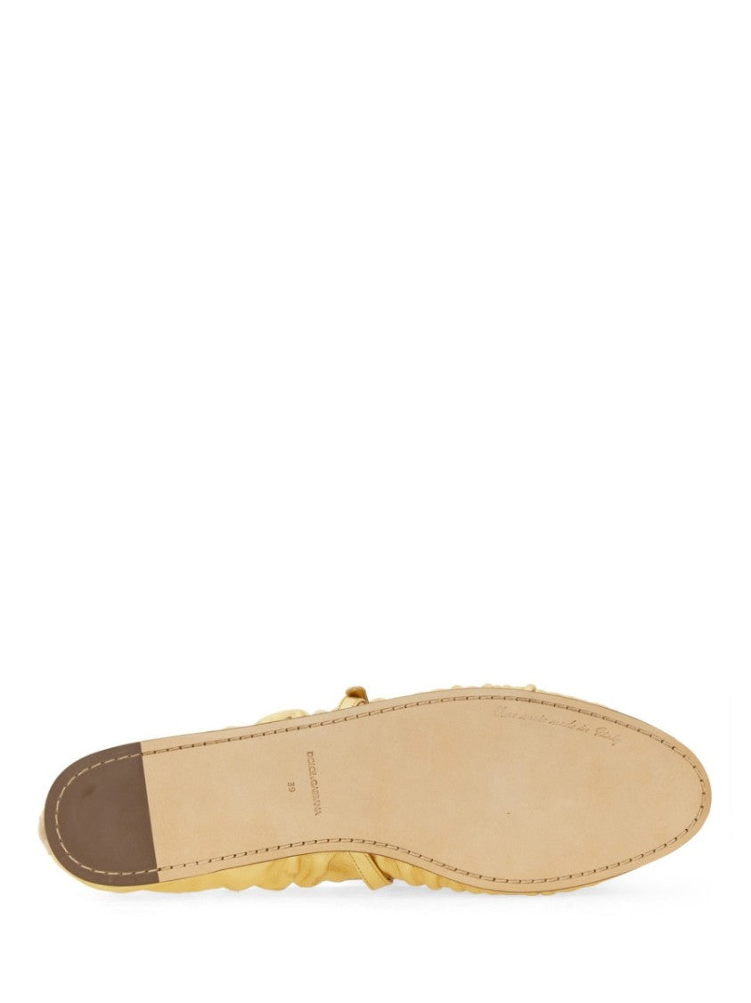 Dolce & Gabbana Mordoré Nappa Ballerina