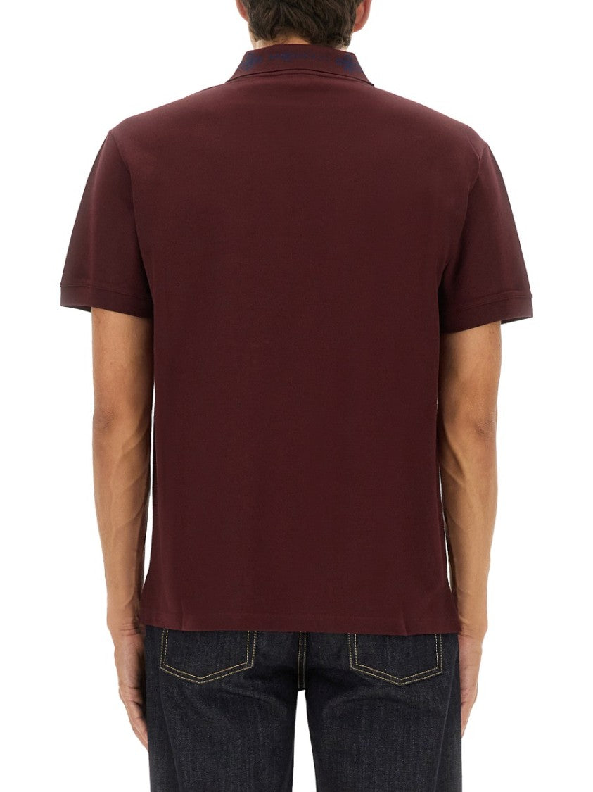 Alexander Mcqueen Polo Shirt With Logo On The Collar