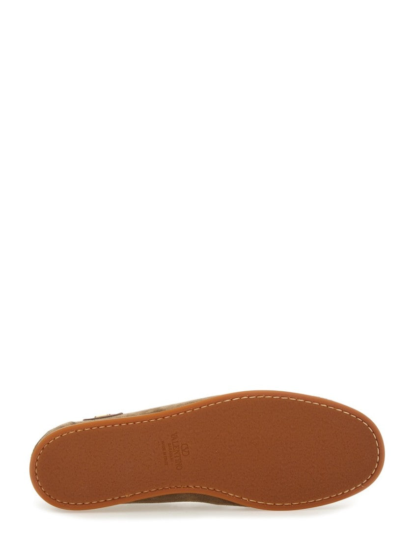 Valentino Garavani "Palm Avenue" Boat Moccasin