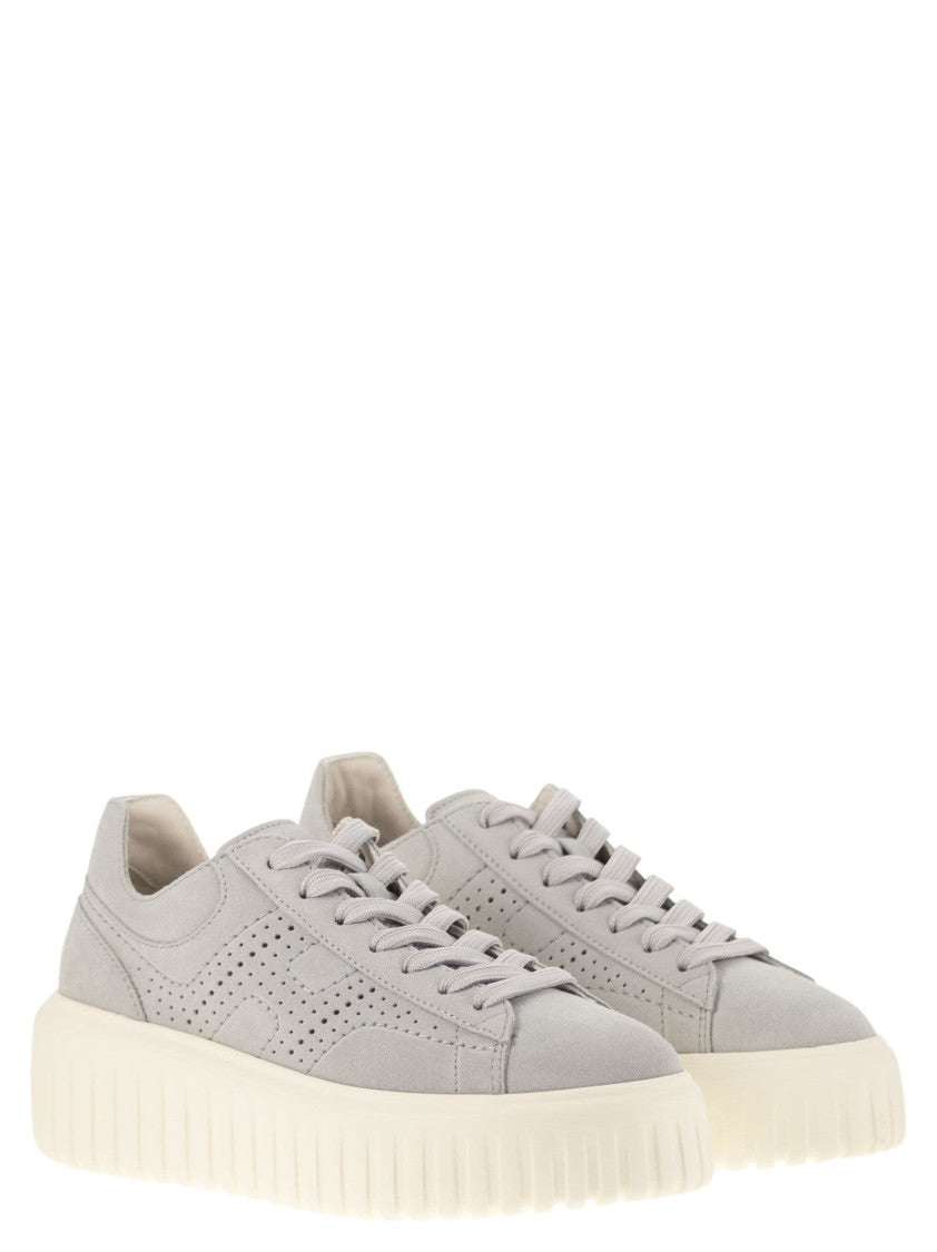 Hogan H-Stripes - Suede Trainers