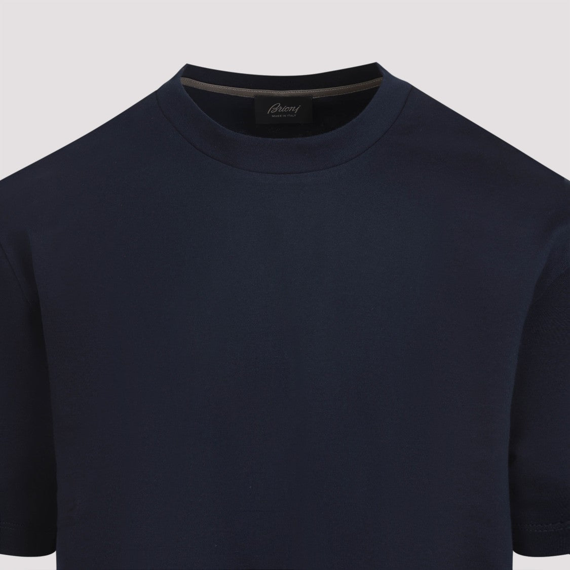 Brioni Classic-Fit Black Cotton Brioni T-Shirt