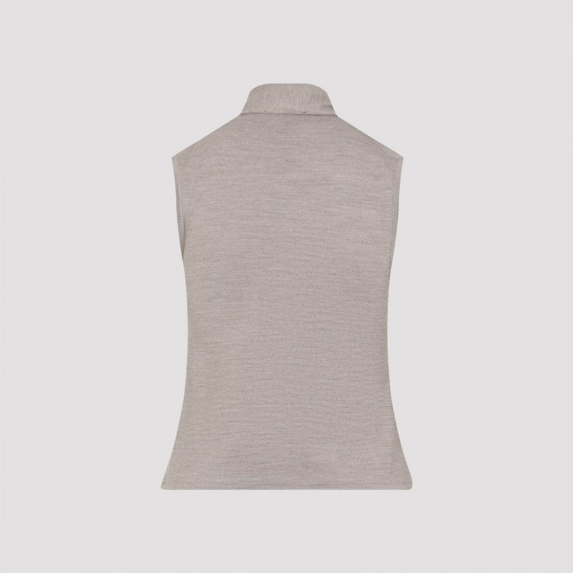 Lemaire Asymmetrical Sleeveless Cardigan With Scarf Collar