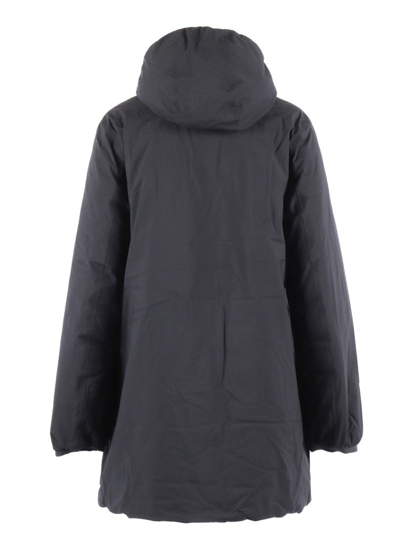 K-Way Medium-Length Insulated Jacket With Horizontal Quilting