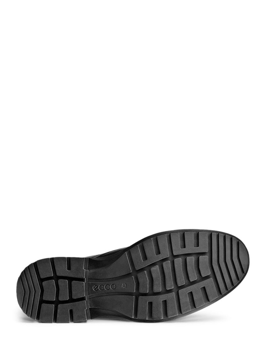 Ecco Streamlined Lace-Up Shoes With Smooth Leather Upper