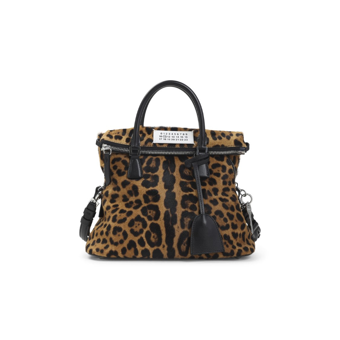 Maison Margiela 5Ac Loved To Death Mini Leopard Calf Leather Handbag