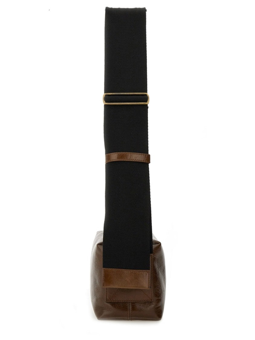 Uma Wang Leather Shoulder Bag