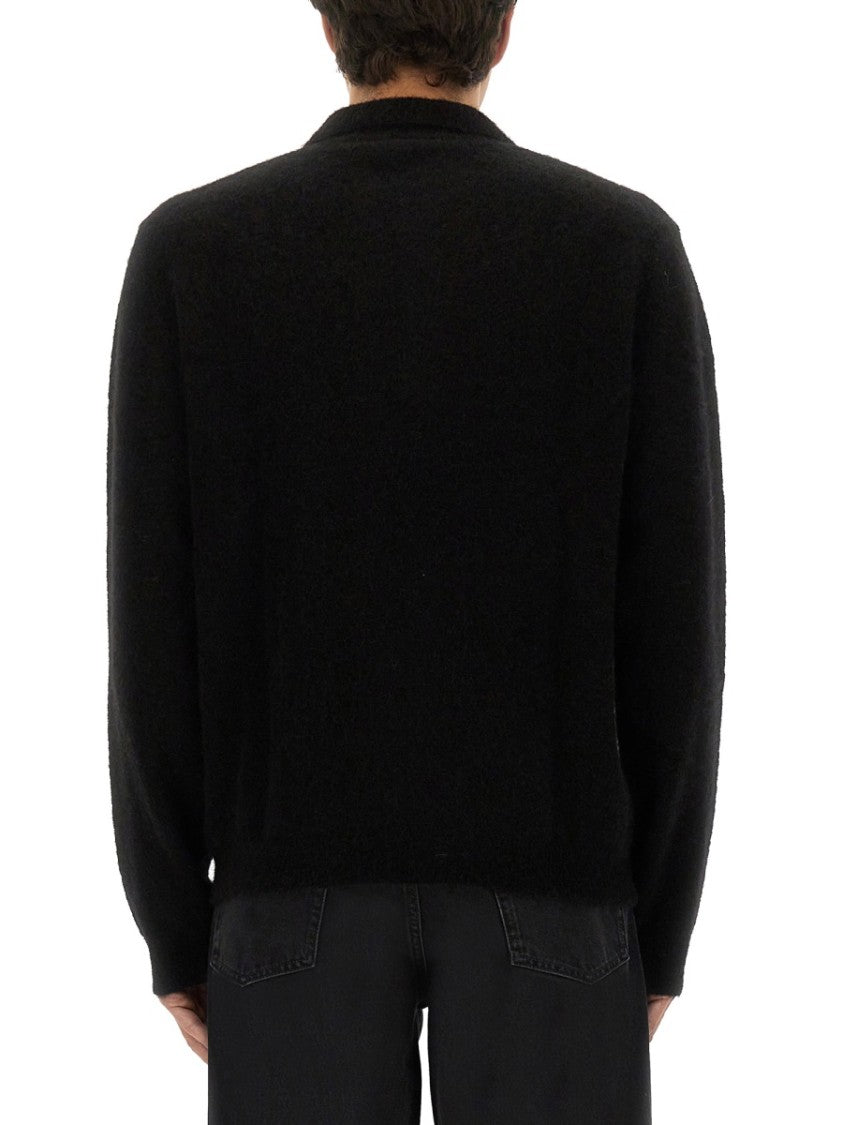 Sunflower Wool Sweater With Polo Collar