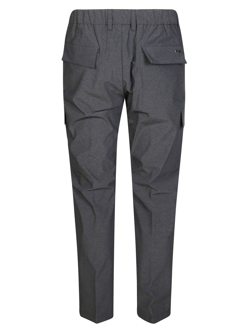 Herno Straight-Leg Trousers With Flap Pockets And Tailored Details