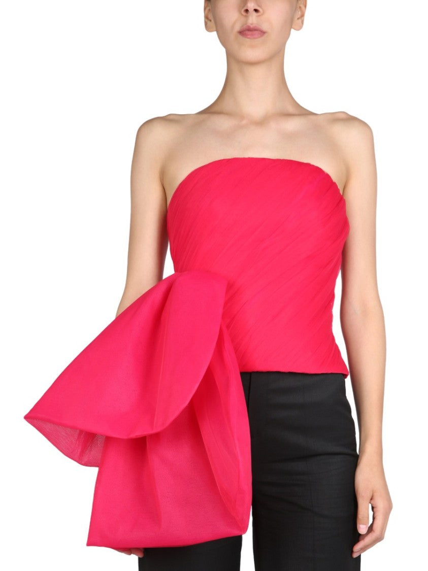 Anouki Draped Red Top