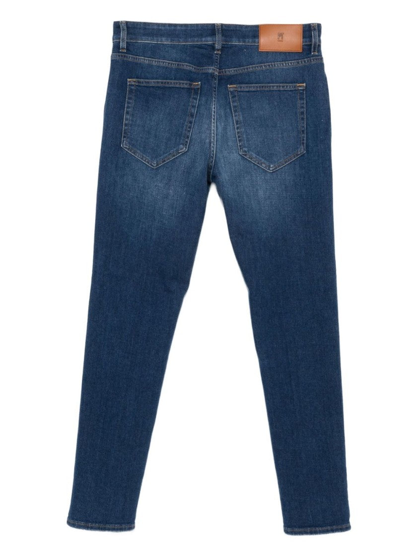 Pt Torino Slim-Fit Denim Jeans With Classic Five-Pocket Design