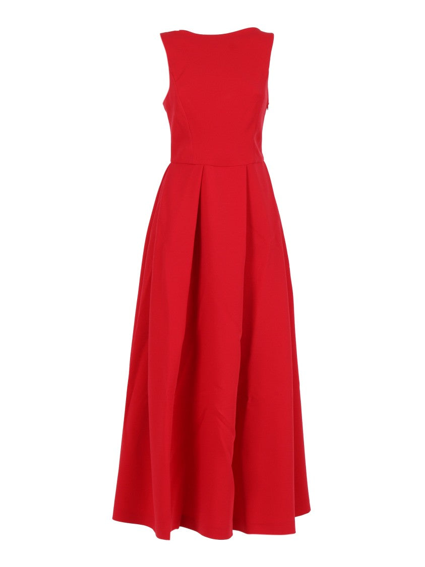 Emporio Armani Smooth Texture Dress With Straight Silhouette