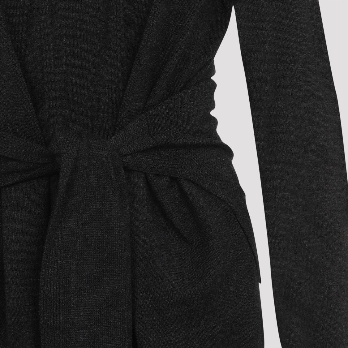 Lemaire Grey High Neck Midi Dress
