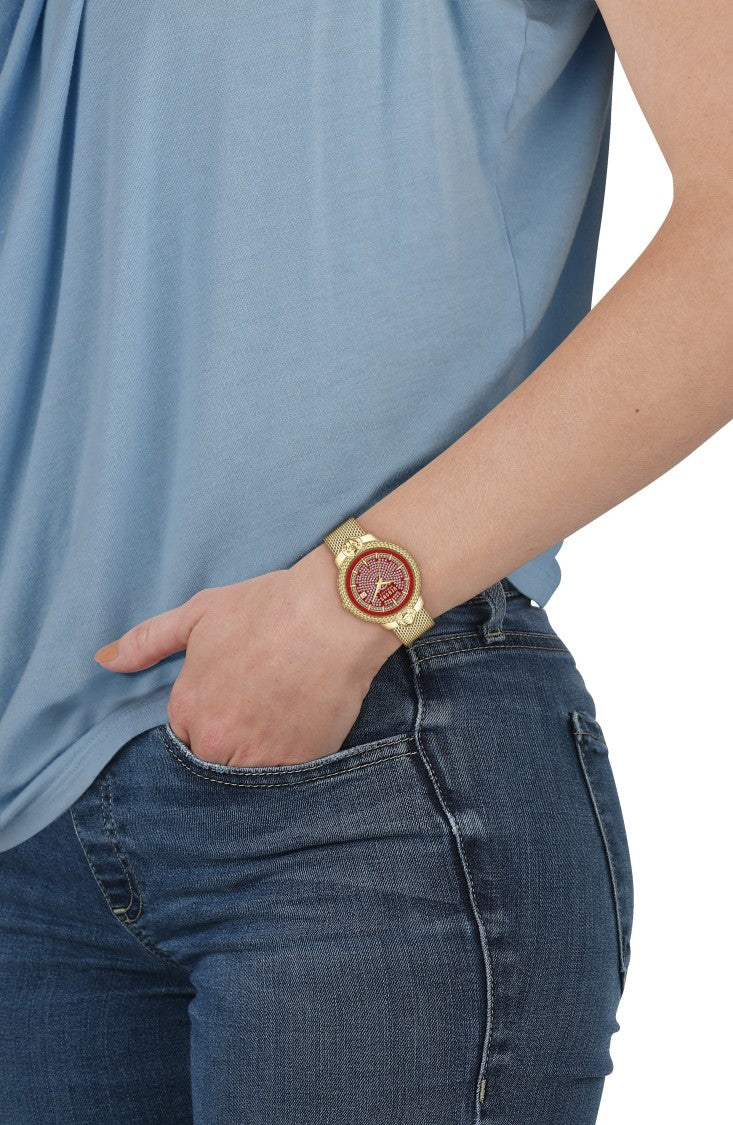 Versus Versace Mouffetard Crystal Bracelet Watch