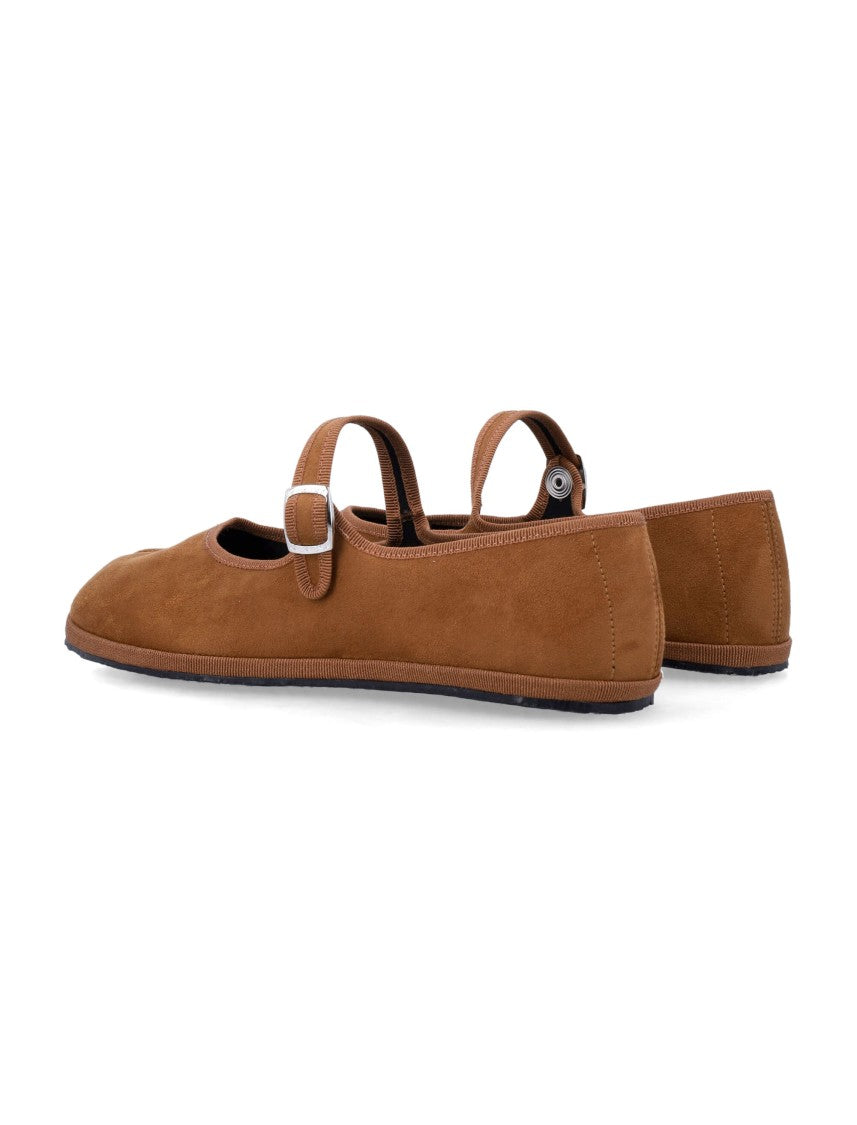 Drogheria Crivellini Fu-Tabi Mary Jane Suede Flats