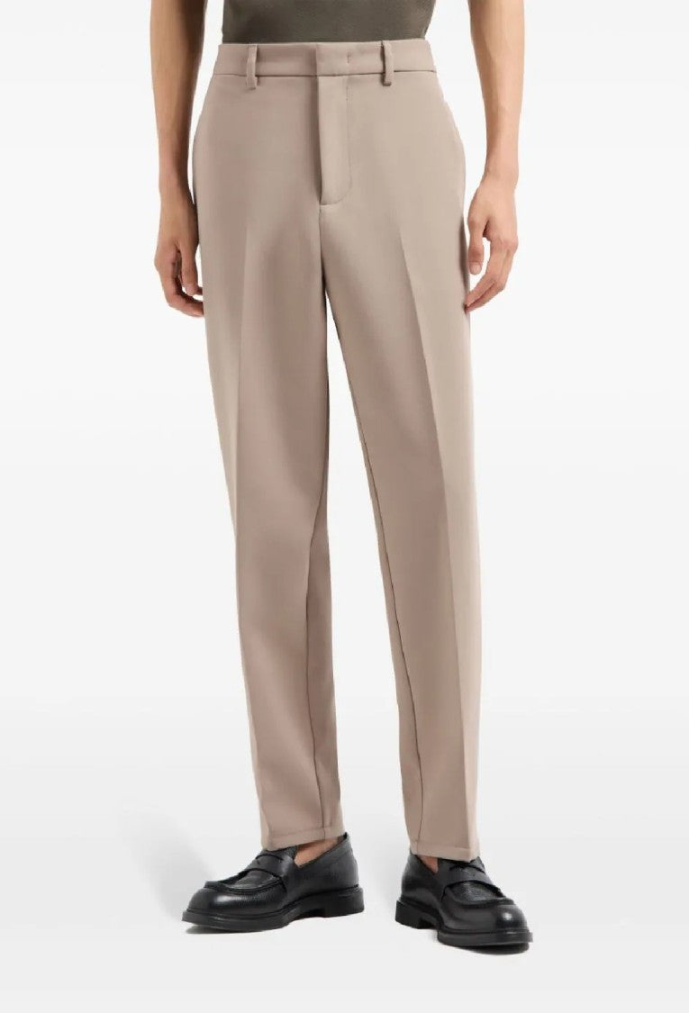 Emporio Armani Tailored Men's Trousers With Subtle Pleats