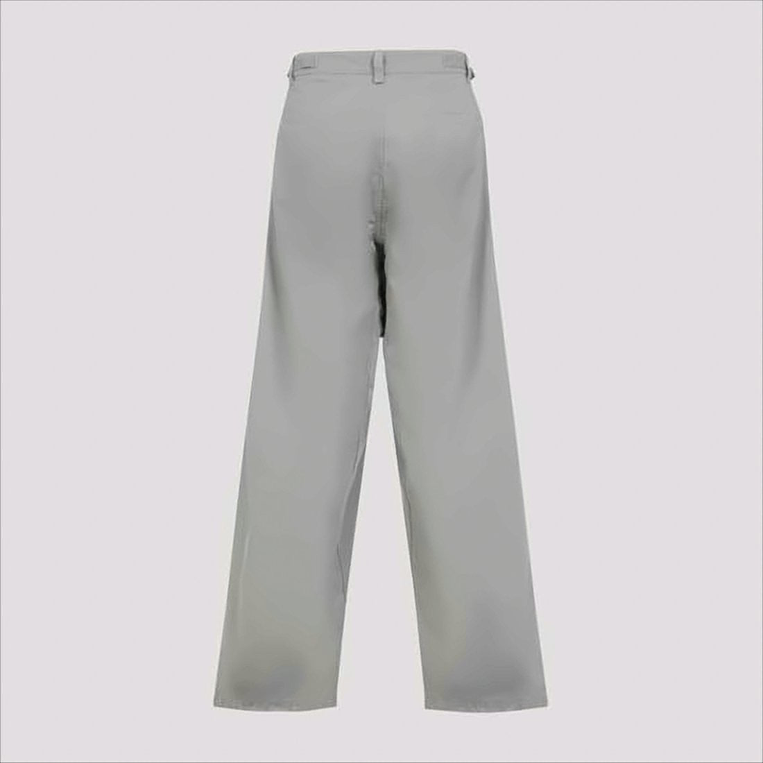 Balenciaga Straight-Leg High-Waist Cotton Casual Pants