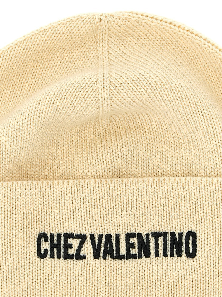Valentino Garavani Knitted Virgin Wool Beanie