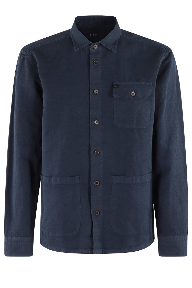Fay Oversized Pocket Shirt