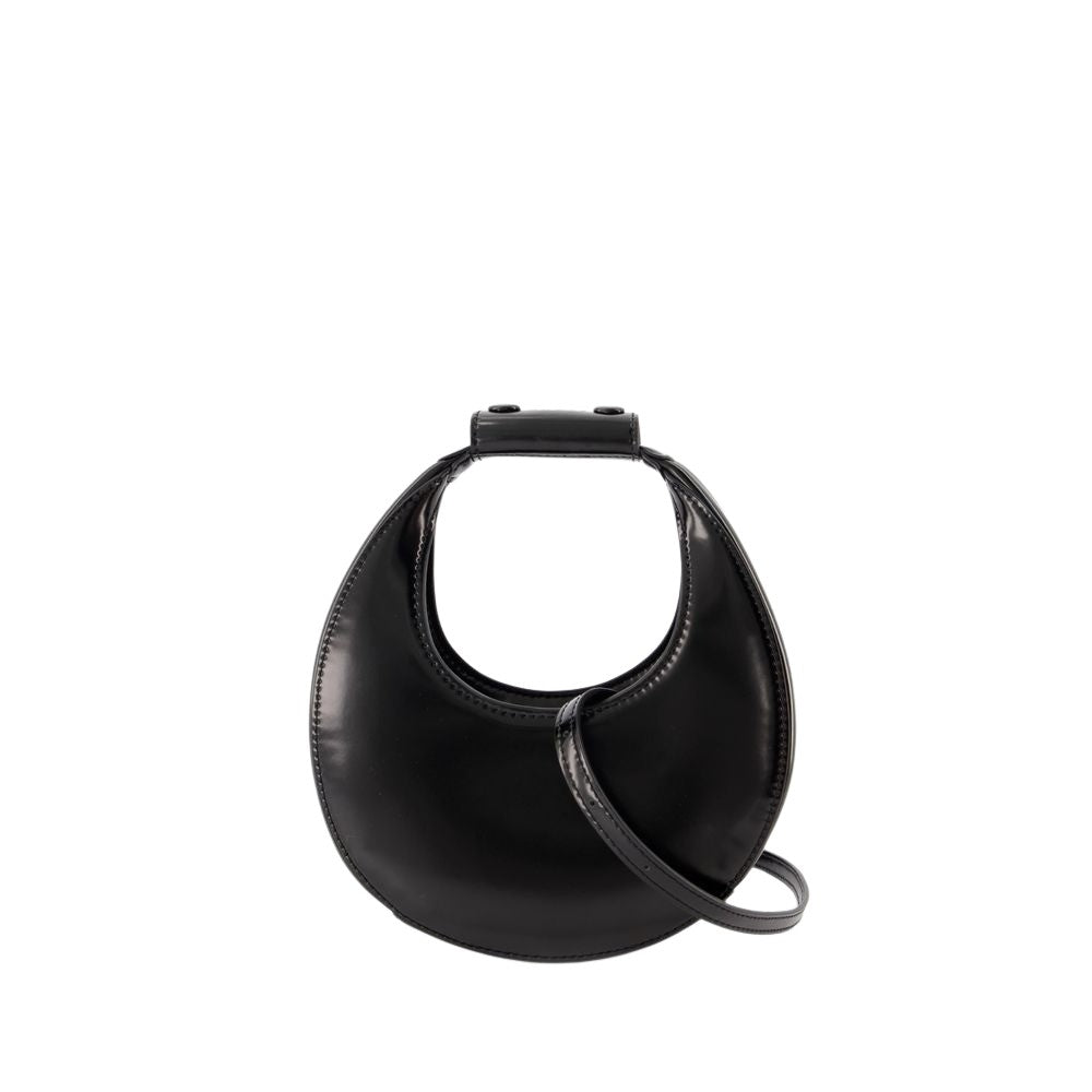 Staud Good Night Moon Purse - Leather - Black