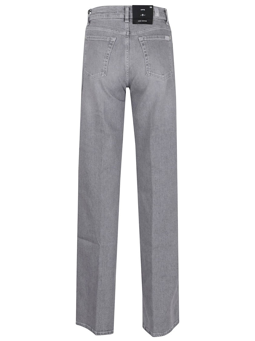 7 For All Mankind High-Waisted Wide-Flared Jeans