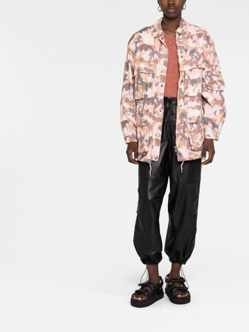 Isabel Marant Elize Camouflage-Print Cotton Jacket