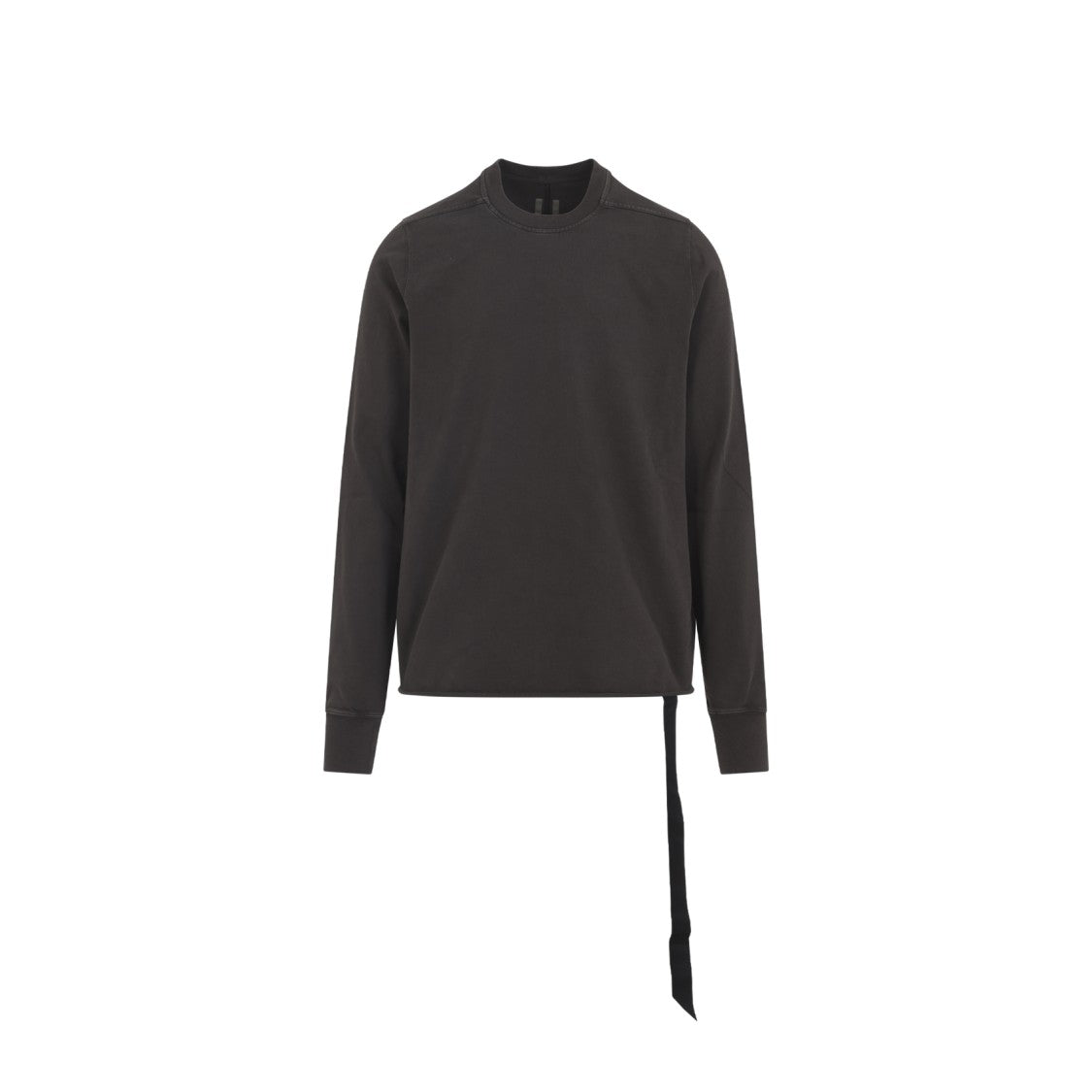 Drkshdw By Rick Owens Dark Dust Brown Cotton Crewneck Sweater