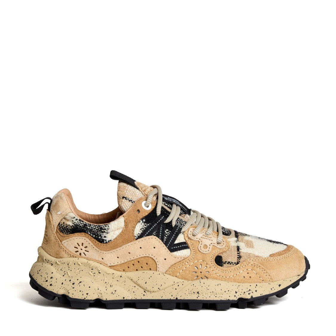 Flower Mountain Yamano 3 Women's Suede And Wool Sneakers