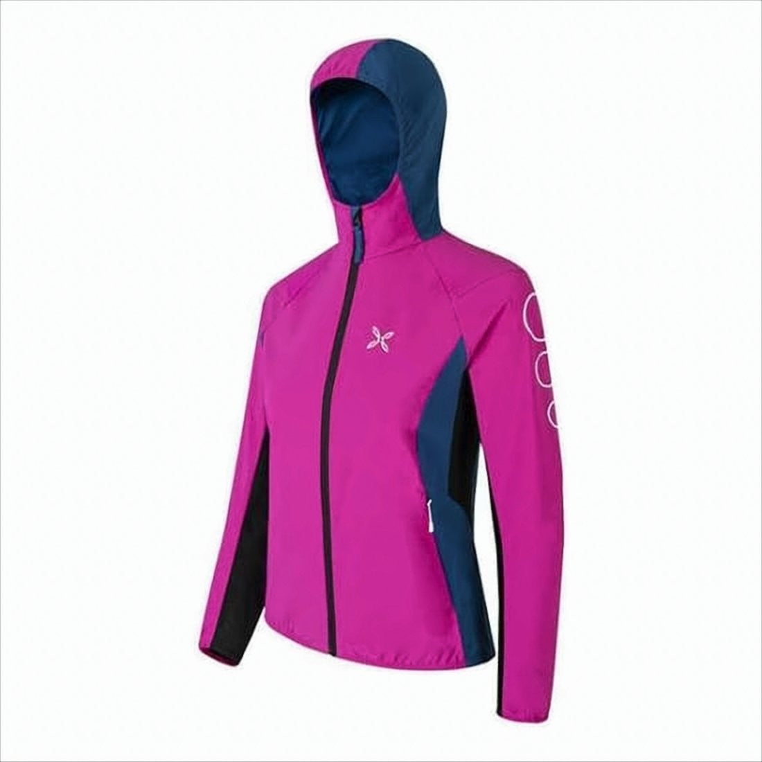 Montura Fitted Magenta Jacket With Contrasting Panels